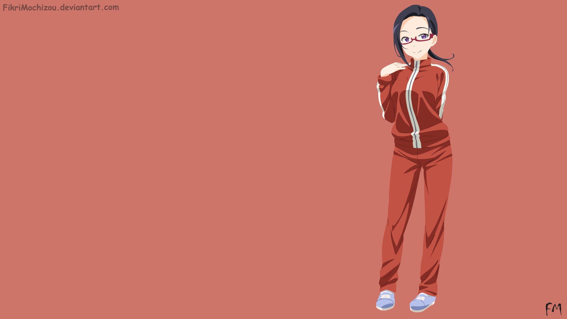 Demi chan wa Kataritai, Anime girls, Satō Sakie Wallpaper