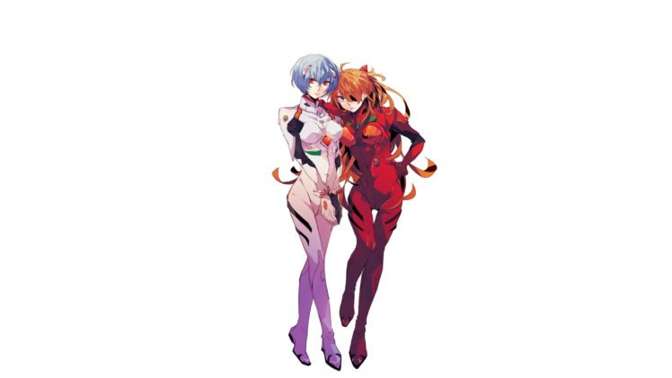 Neon Genesis Evangelion, Anime girls, Asuka Langley Soryu, Ayanami Rei HD Wallpaper Desktop Background