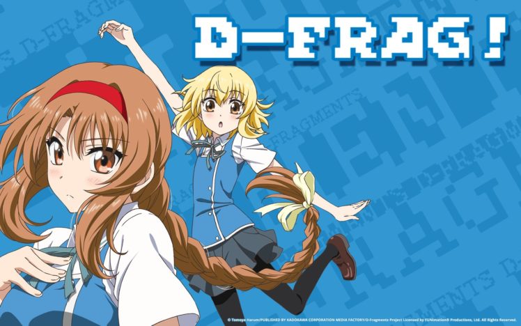D Frag!, Anime girls, Takao (D Frag!), Shibasaki Roka HD Wallpaper Desktop Background