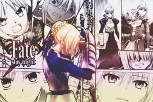 Fate Stay Night, Anime girls, Saber, Manga