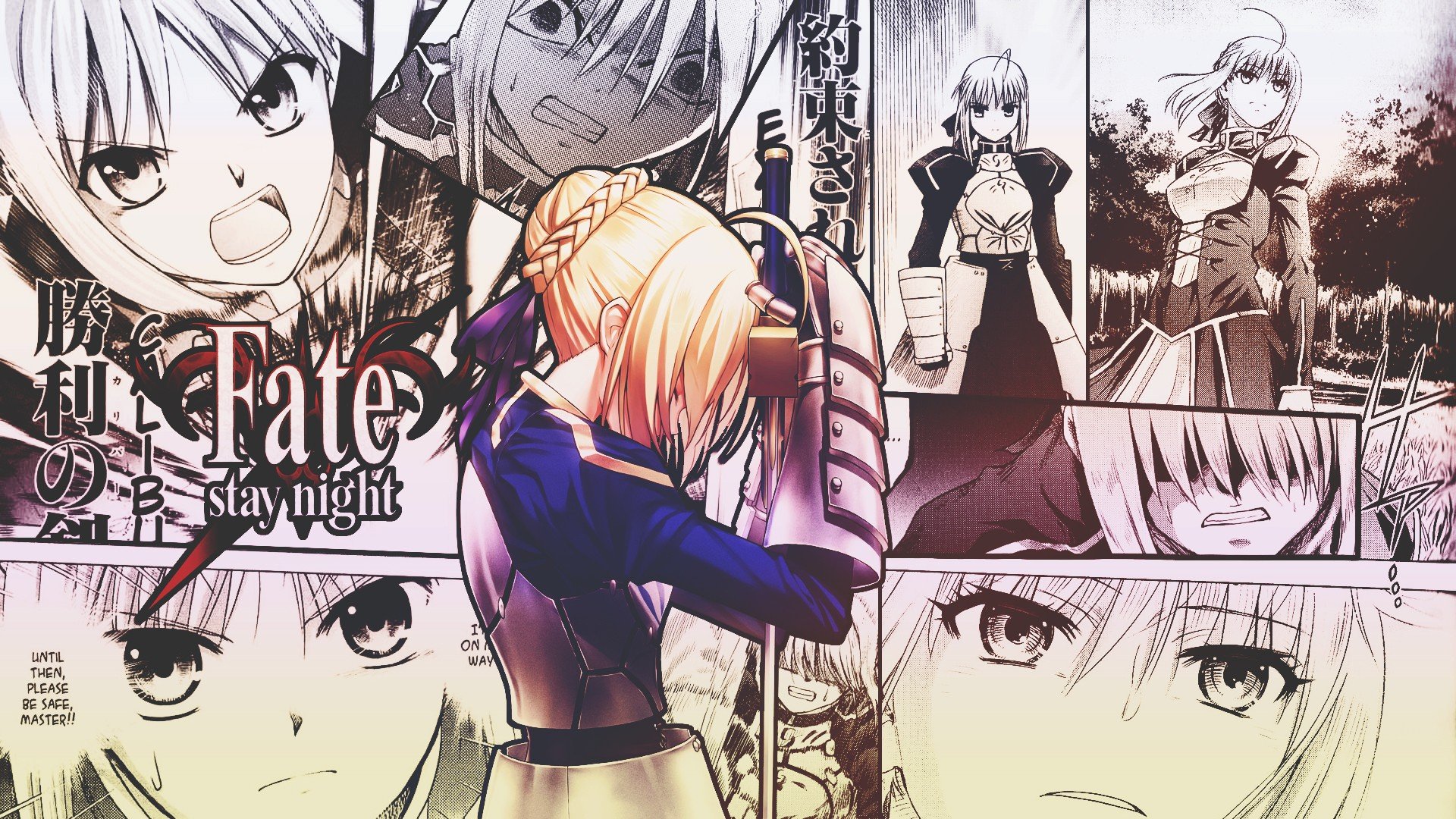 Fate Stay Night, Anime girls, Saber, Manga Wallpaper