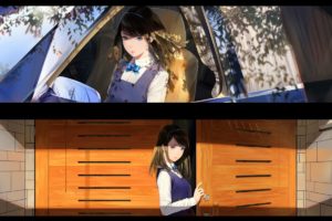 Sawasawa, Car, Door, Anime girls