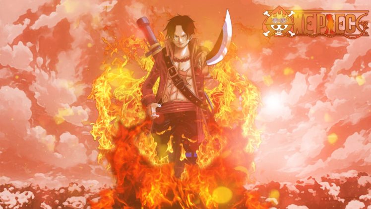 Portgas D. Ace, One Piece, Anime, Anime boys HD Wallpaper Desktop Background