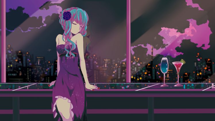 anime girls, Vocaloid, Artwork HD Wallpaper Desktop Background