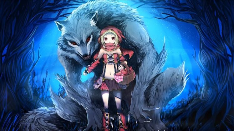 anime, Anime girls, Wolf HD Wallpaper Desktop Background