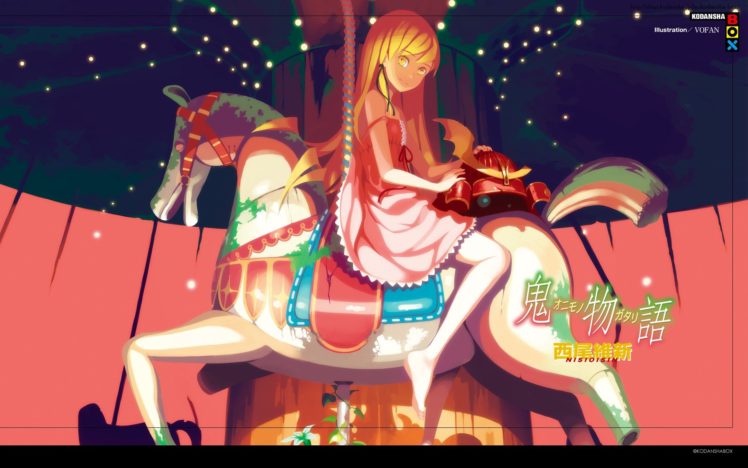 Monogatari Series, Anime girls, Oshino Shinobu HD Wallpaper Desktop Background