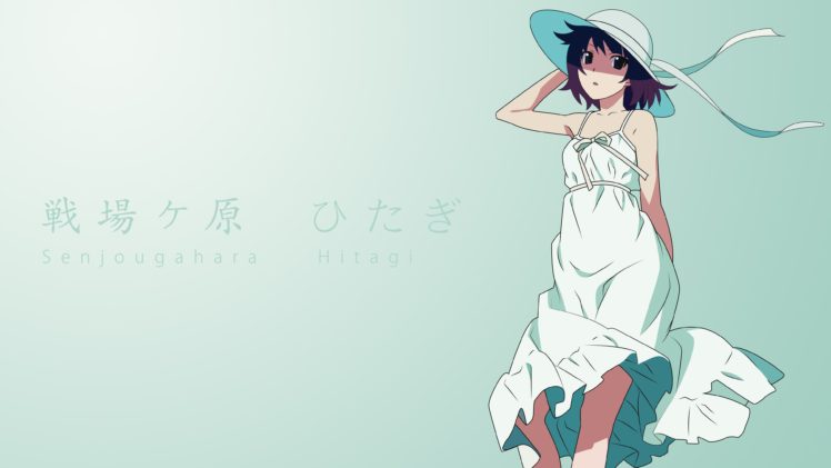 Monogatari Series, Anime girls, Senjougahara Hitagi HD Wallpaper Desktop Background