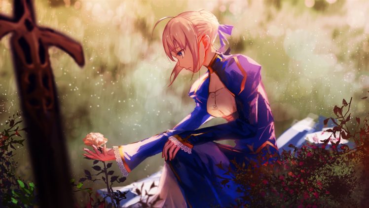 Fate Series, Fate Stay Night, Anime girls, Saber HD Wallpaper Desktop Background