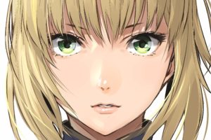 green eyes, Blonde, Face, Anime, Anime girls, Fate Series, Fate Stay Night, Saber