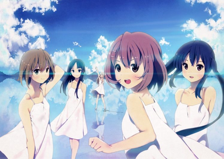 K ON!, Anime girls, Nakano Azusa, Hirasawa Yui, Akiyama Mio, Tainaka Ritsu, Kotobuki Tsumugi HD Wallpaper Desktop Background