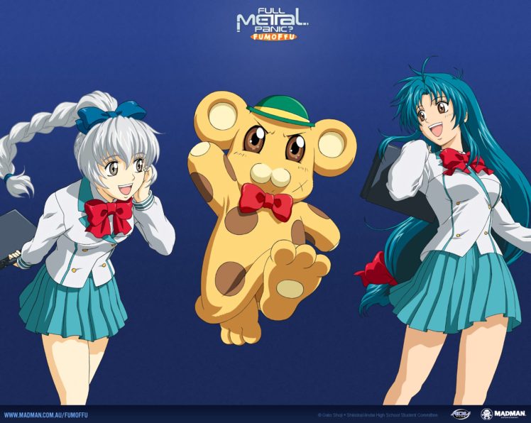 Full Metal Panic!, Sousuke Sagara, Chidori Kaname, Teletha Tessa Testarossa HD Wallpaper Desktop Background
