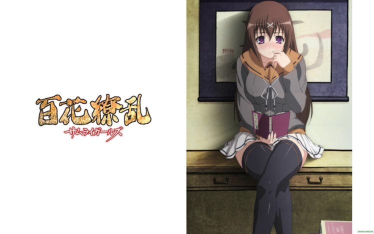 Hyakka Ryouran Samurai Girls, Anime girls, Tokugawa Sen HD Wallpaper Desktop Background