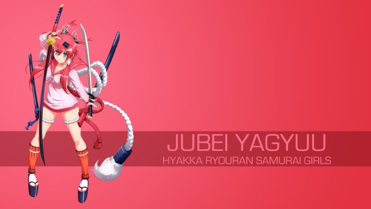 Hyakka Ryouran Samurai Girls, Anime girls, Yagyuu Juubei HD Wallpaper Desktop Background