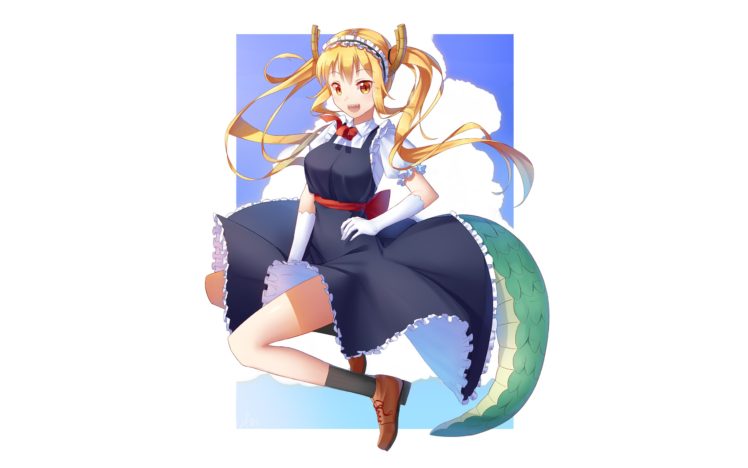 Kobayashi san Chi no Maid Dragon, Tohru (Kobayashi san Chi no Maid Dragon), Anime girls HD Wallpaper Desktop Background