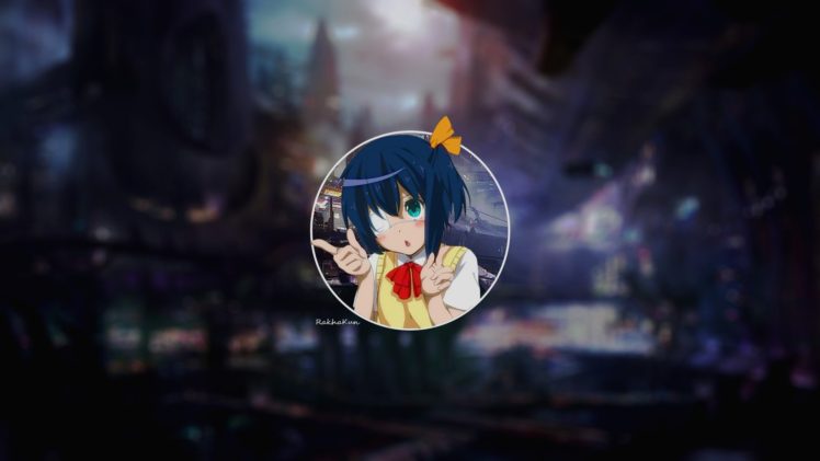 schoolgirl, Anime, Anime girls, Chuunibyou demo Koi ga Shitai!, Takanashi Rikka, City HD Wallpaper Desktop Background
