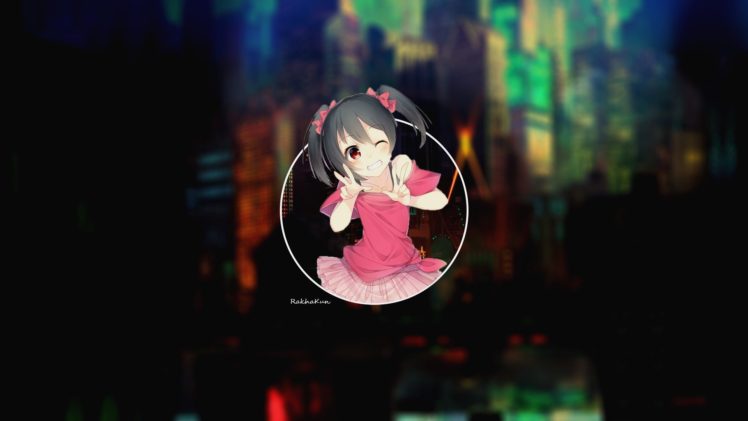 anime, Anime girls, Yazawa Nico, Love Live!, City, Loli HD Wallpaper Desktop Background