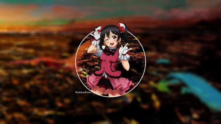 anime, Anime girls, Love Live!, Yazawa Nico, Loli, City HD Wallpaper Desktop Background