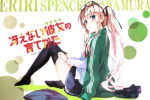 Saenai Heroine no Sodatekata, Anime girls, Sawamura Eriri Spencer, Thigh highs, Anime
