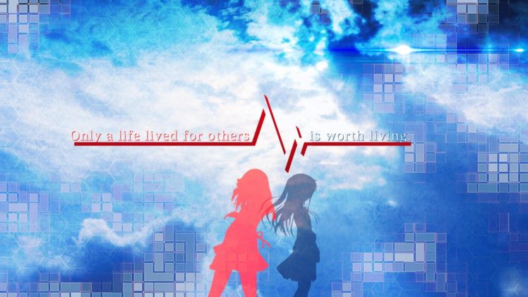Angel Beats!, Anime girls, Tachibana Kanade, Nakamura Yuri HD Wallpaper Desktop Background