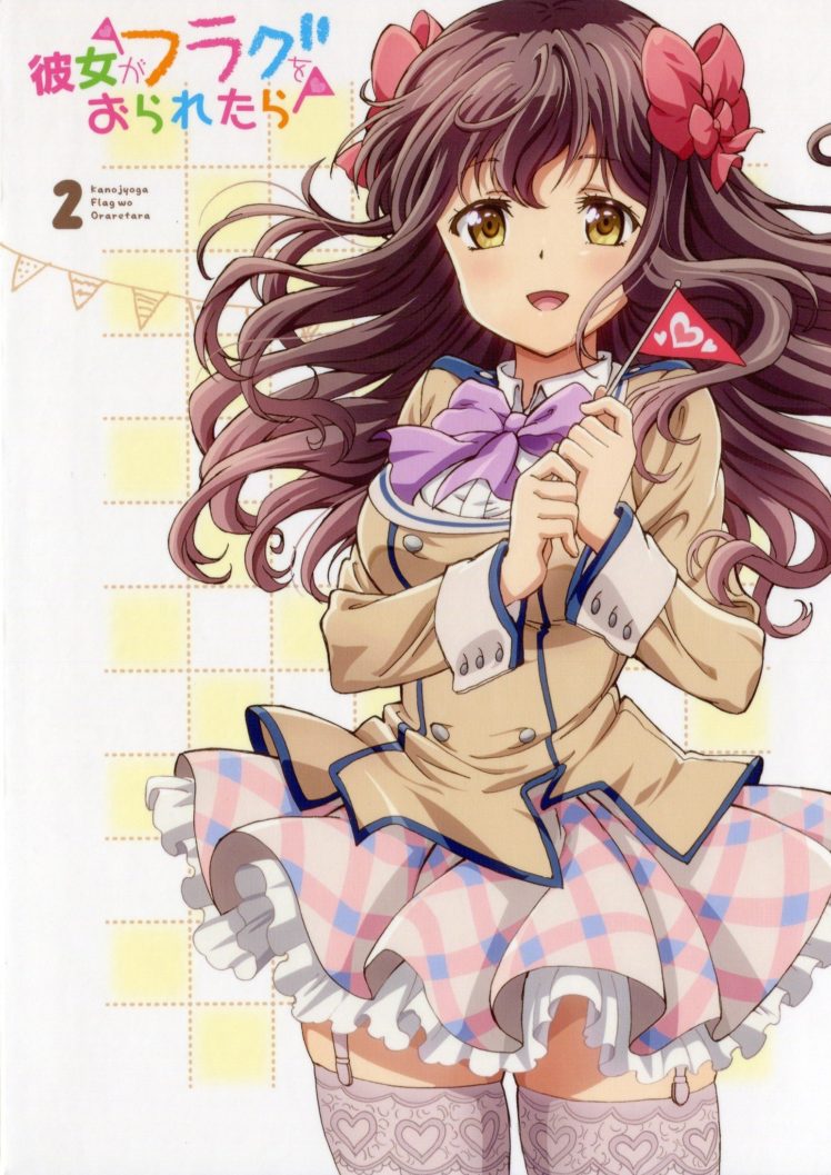 Kanojo ga Flag wo Oraretara, Anime girls, Mahōgasawa Akane HD Wallpaper Desktop Background