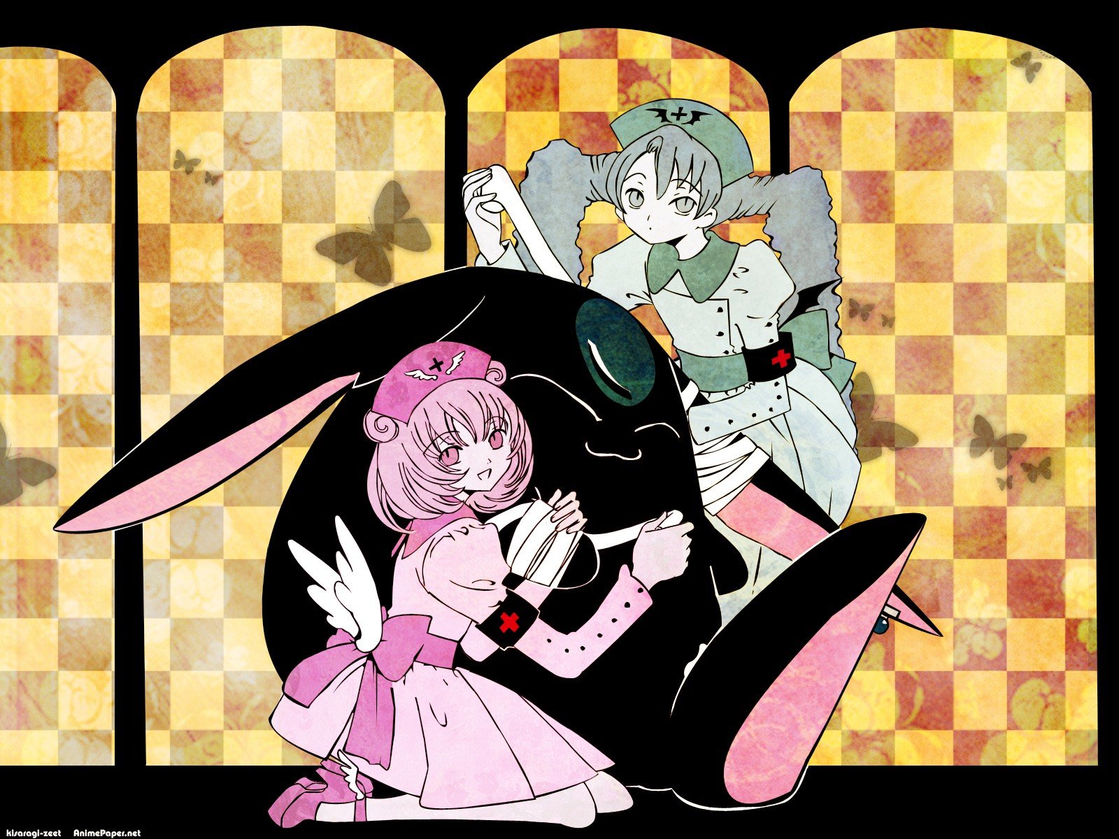 ×××HOLiC, Anime girls, Mokona (×××HOLiC), Maru & Moro, Anime Wallpaper