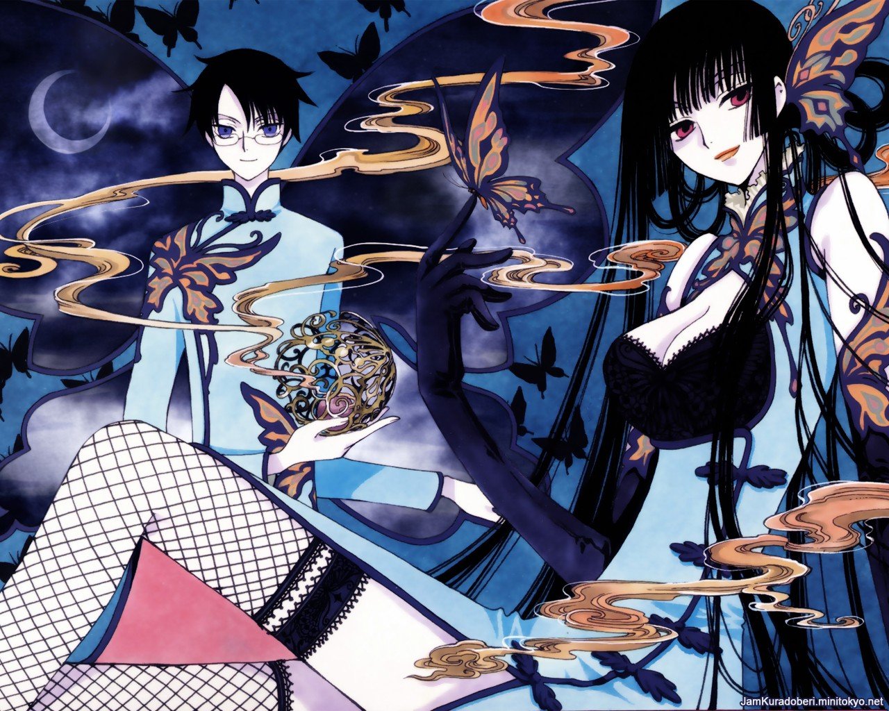 ×××HOLiC, Ichihara Yūko, Watanuki Kimihiro, Anime Wallpaper