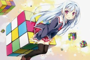 CubexCursedxCurious, Anime girls, Kubrick Fear, Anime