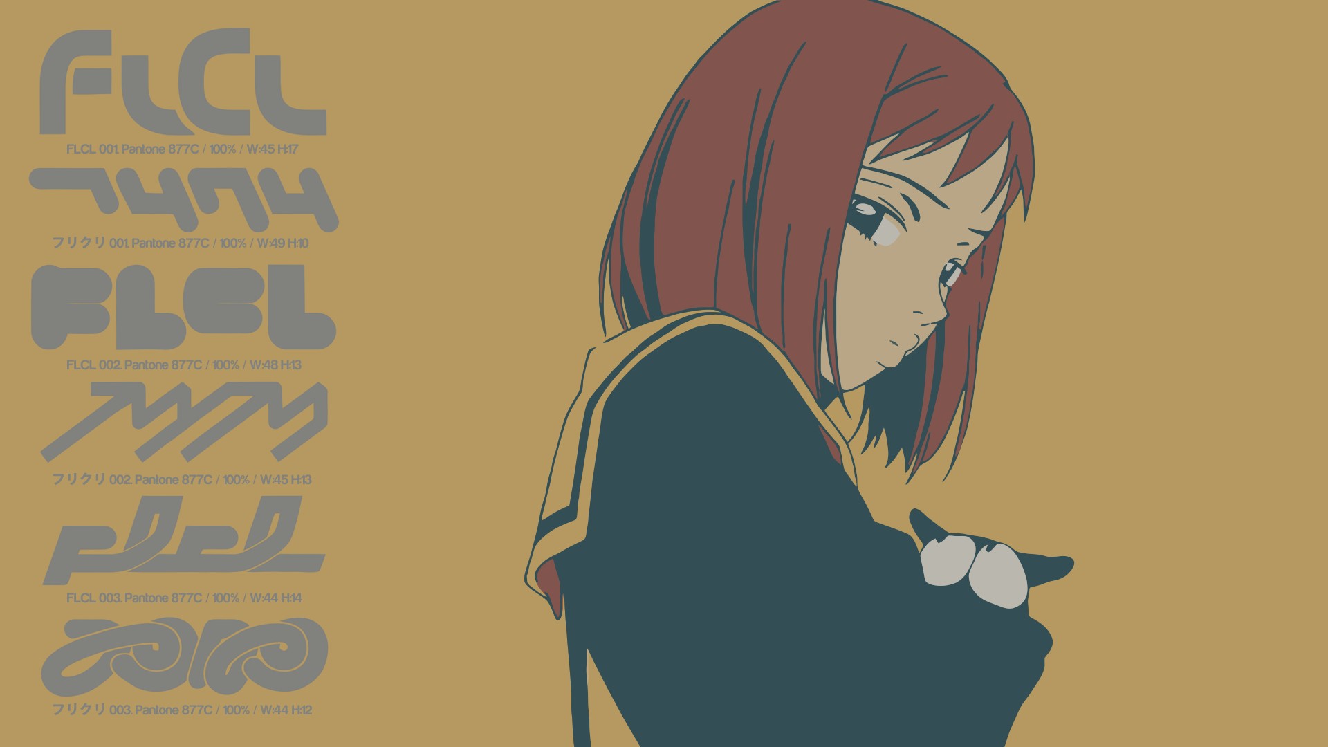 FLCL, Haruhara Haruko Wallpaper