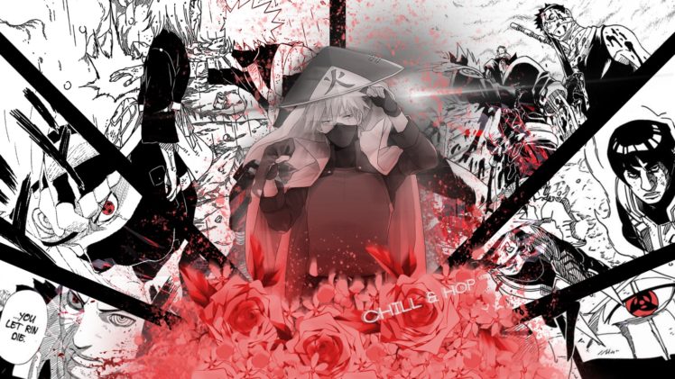 anime, Hatake Kakashi, Naruto Shippuuden, Sharingan, Artwork HD Wallpaper Desktop Background