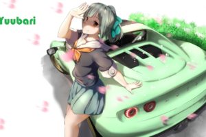 Yuubari (KanColle), Kantai Collection, Car, Lotus Elise, Anime girls