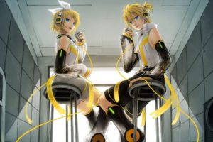 manga, Rin and Len