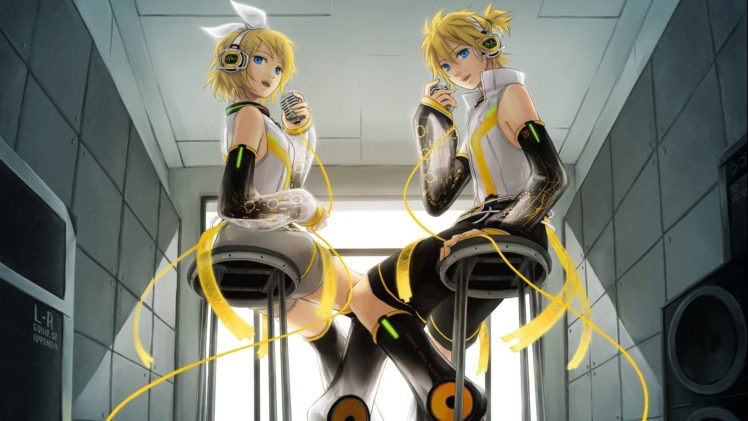 manga, Rin and Len HD Wallpaper Desktop Background