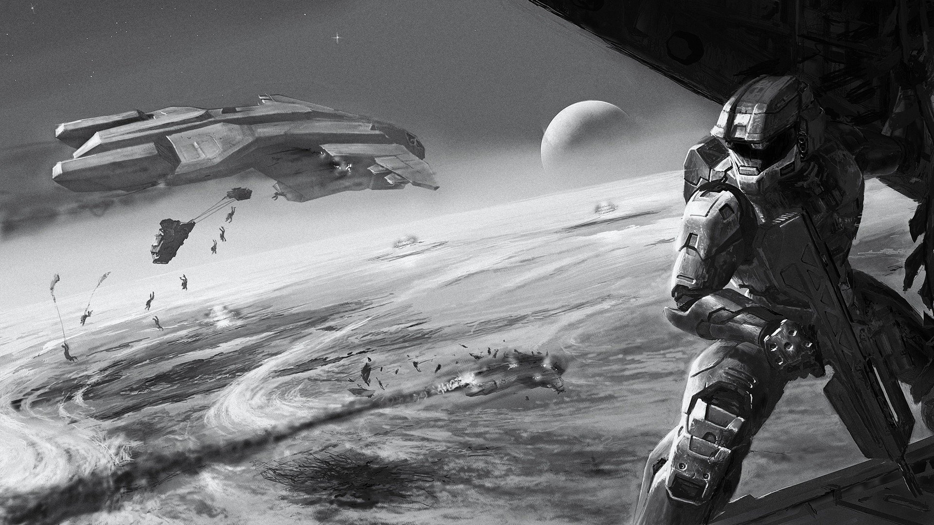 space, Halo Wars Wallpaper