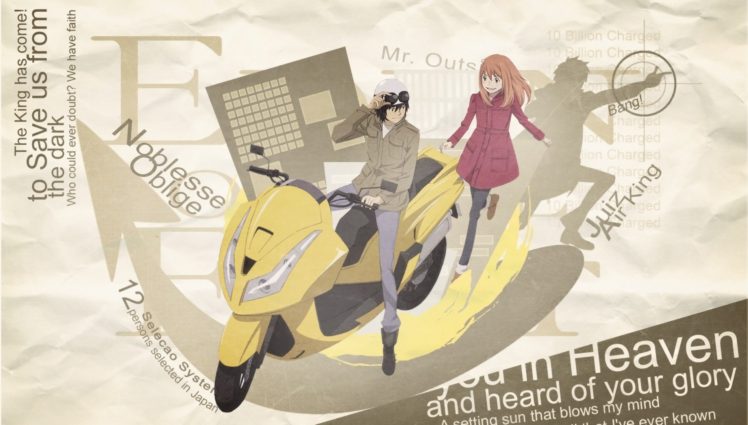 Higashi no Eden, Morimi Saki, Takizawa Akira, Anime HD Wallpaper Desktop Background