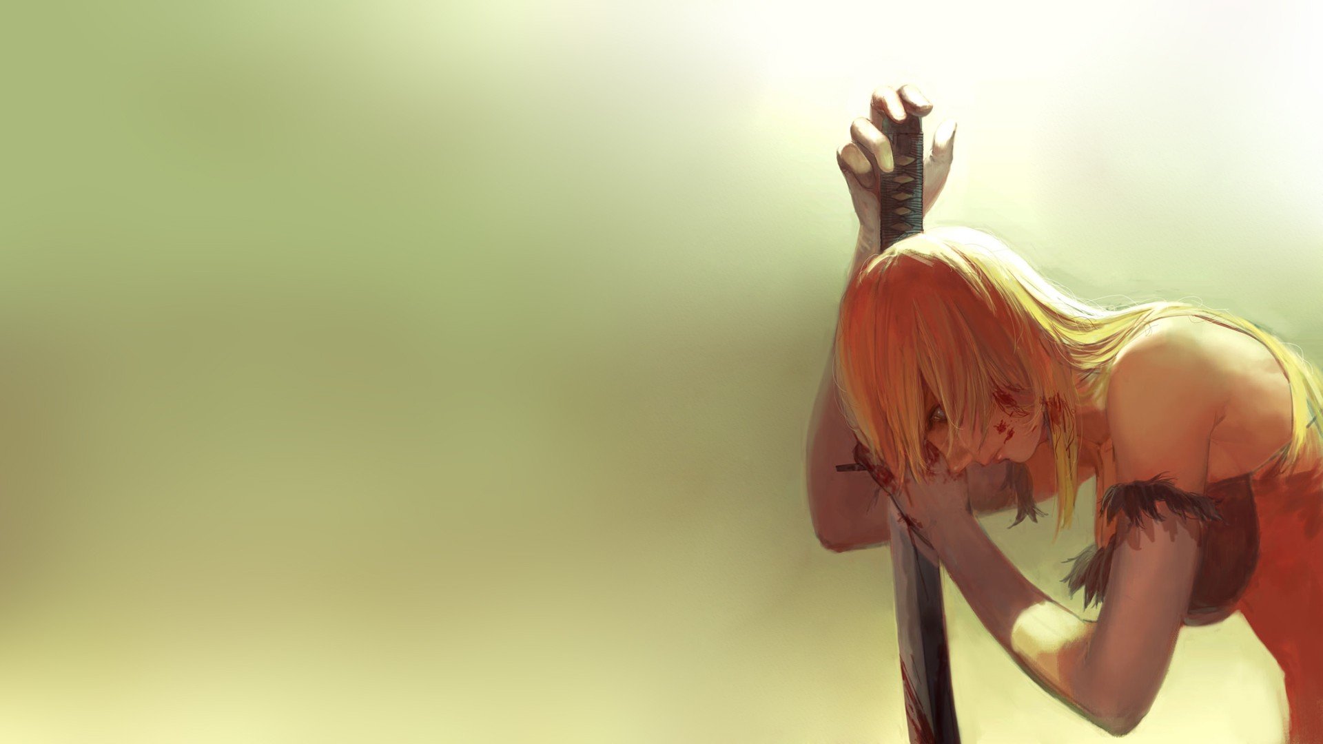 anime girls, Artwork, Oshino Shinobu, Monogatari Series Wallpaper
