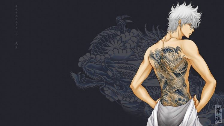 Gintama, Sakata Gintoki, Dragon HD Wallpaper Desktop Background
