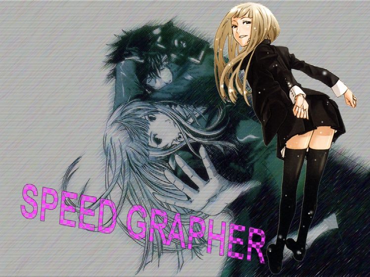 Speed Grapher, Anime girls, Tennouzu Kagura, Tatsumi Saiga HD Wallpaper Desktop Background