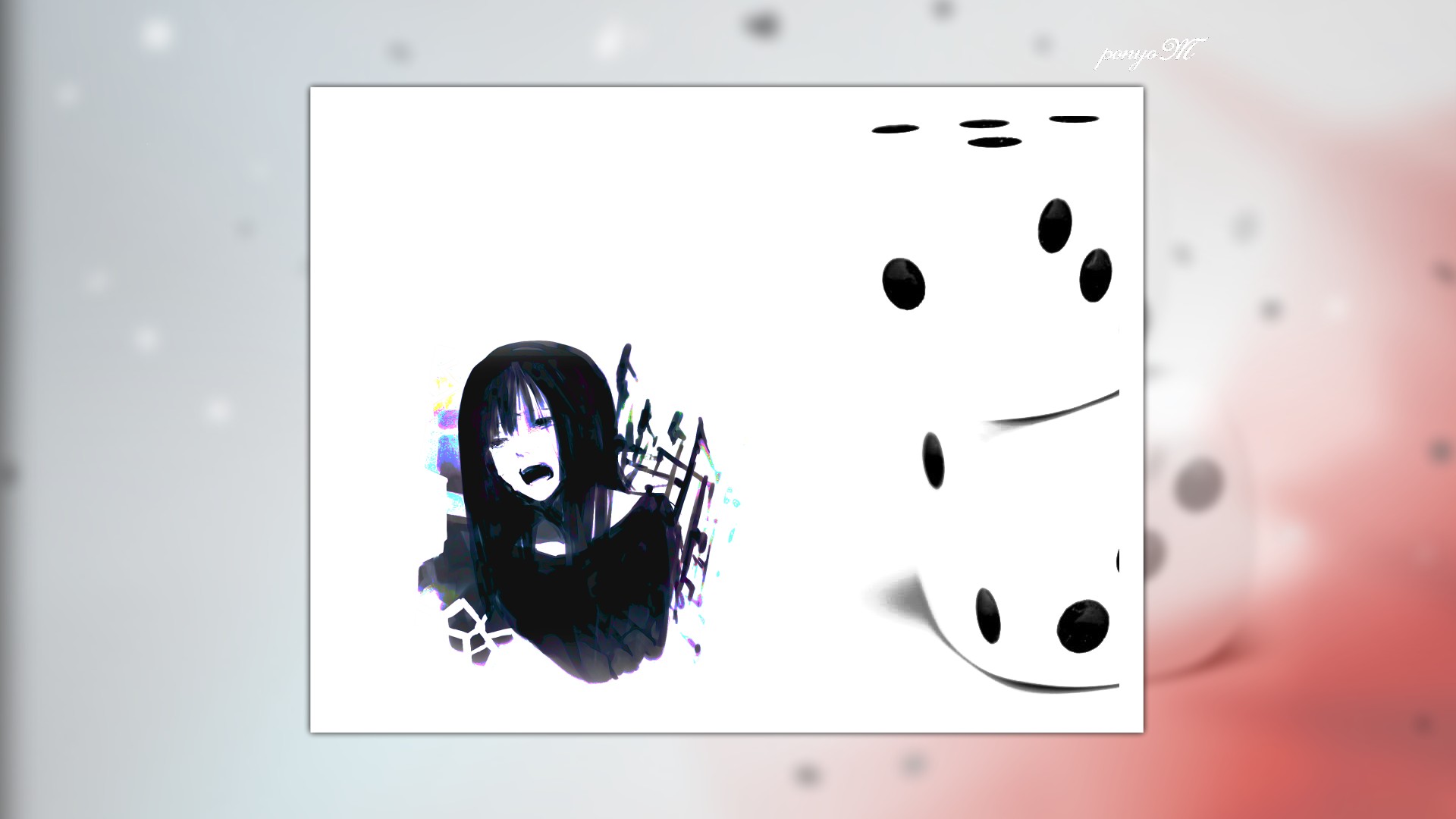 simple, Simple background, Dice, Anime girls, Anime Wallpaper