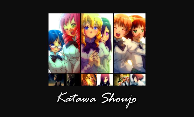 Katawa Shoujo, Anime girls, Rin Tezuka, Lilly Satou, Hanako Ikezawa, Ibarazaki Emi, Shizune Hakamichi, Shiina Mikado HD Wallpaper Desktop Background