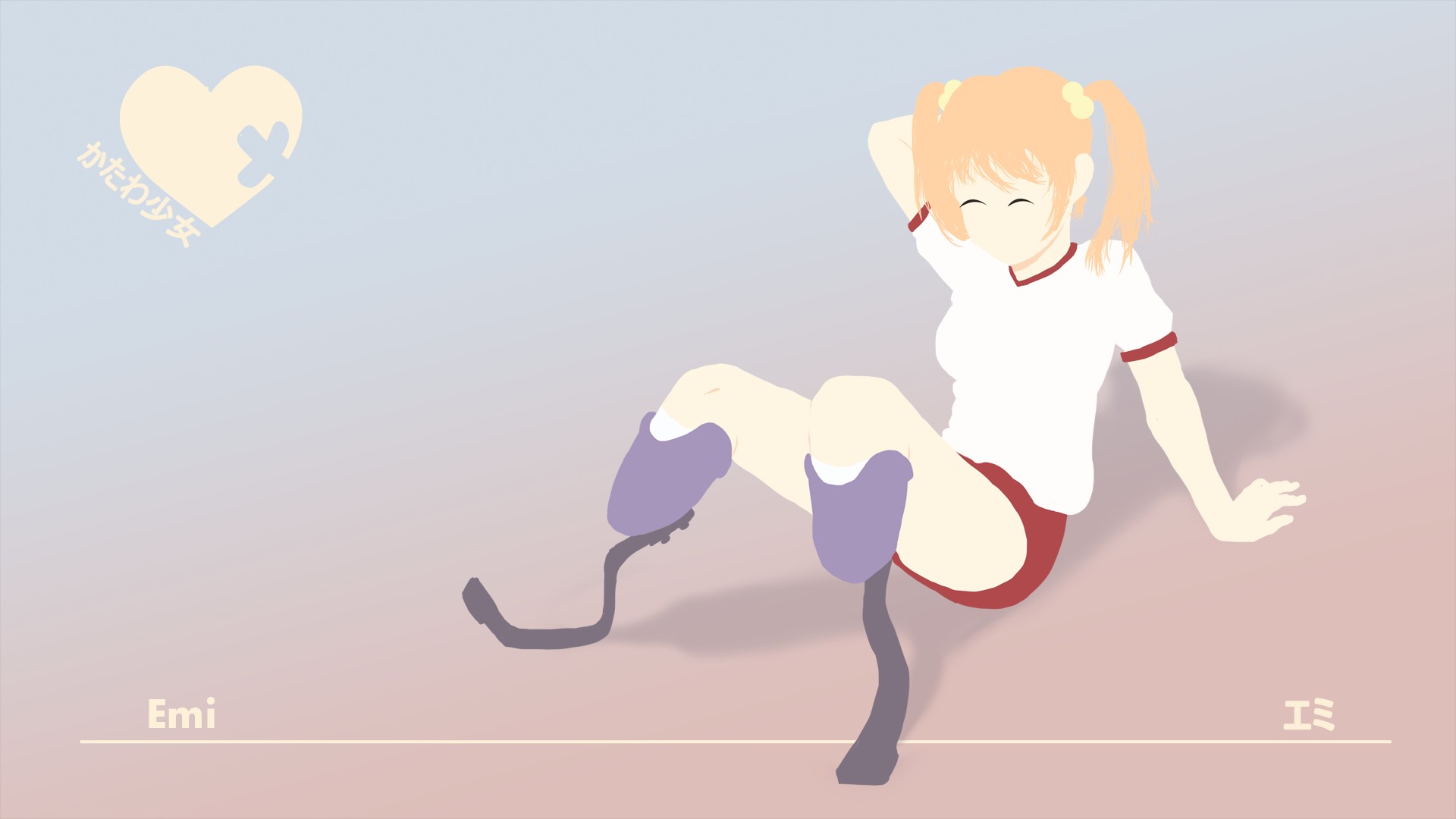 Katawa Shoujo, Visual novel, Anime girls, Ibarazaki Emi Wallpaper