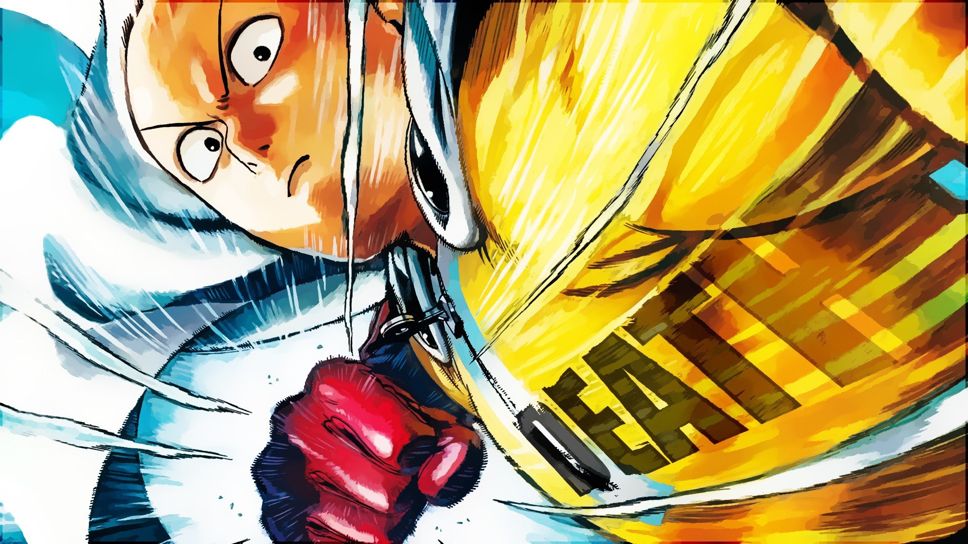 anime, Saitama, Genos, One Punch Man Wallpaper