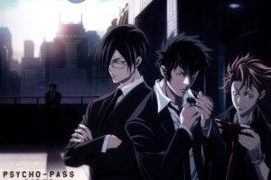 Psycho Pass, Black outfits, Anime