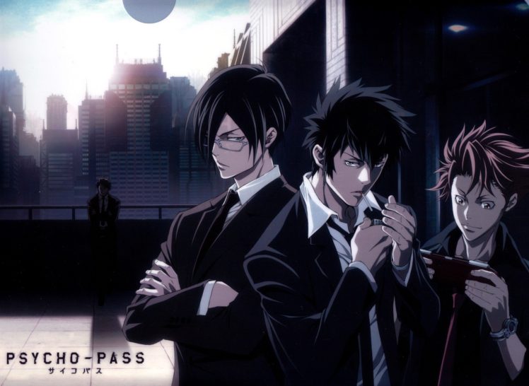 Psycho Pass, Black outfits, Anime HD Wallpaper Desktop Background