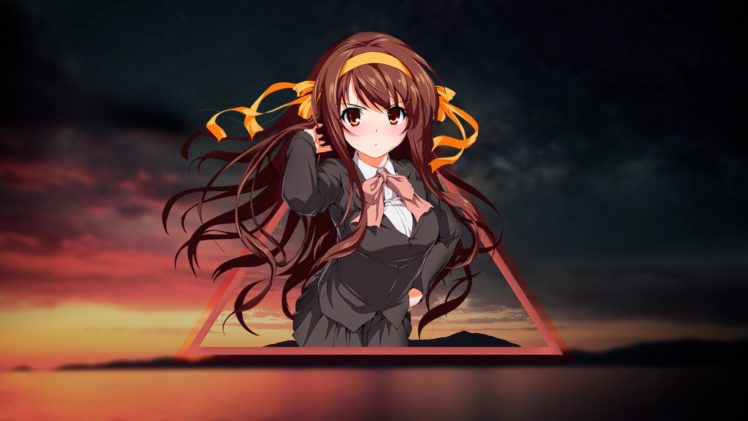 The Melancholy Of Haruhi Suzumiya Sun Rays Anime Girls Pacific