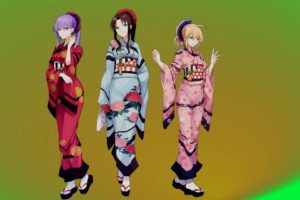 Fate Stay Night, Anime girls, Saber, Tohsaka Rin, Sakura Matou
