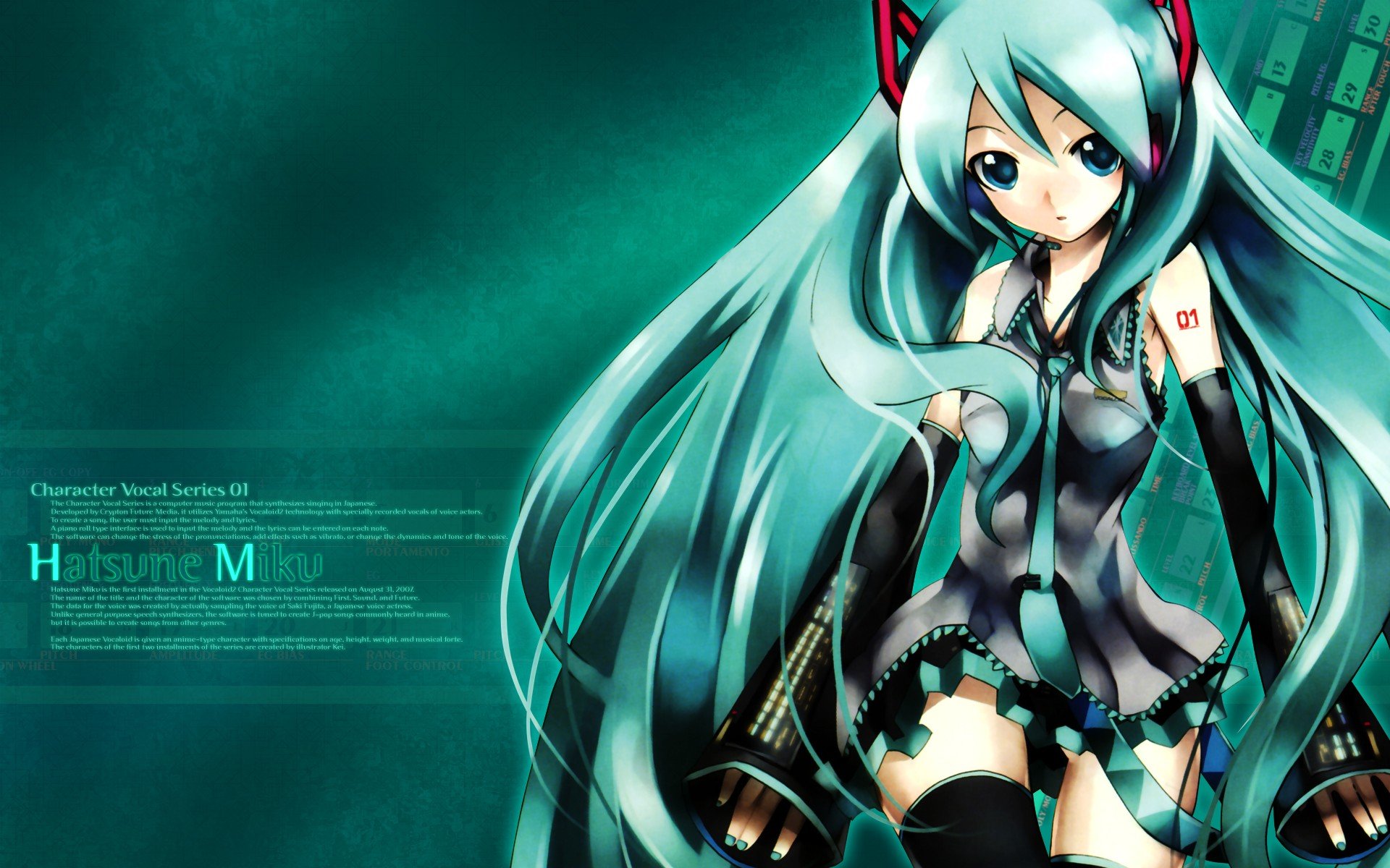 Vocaloid, Hatsune Miku Wallpaper