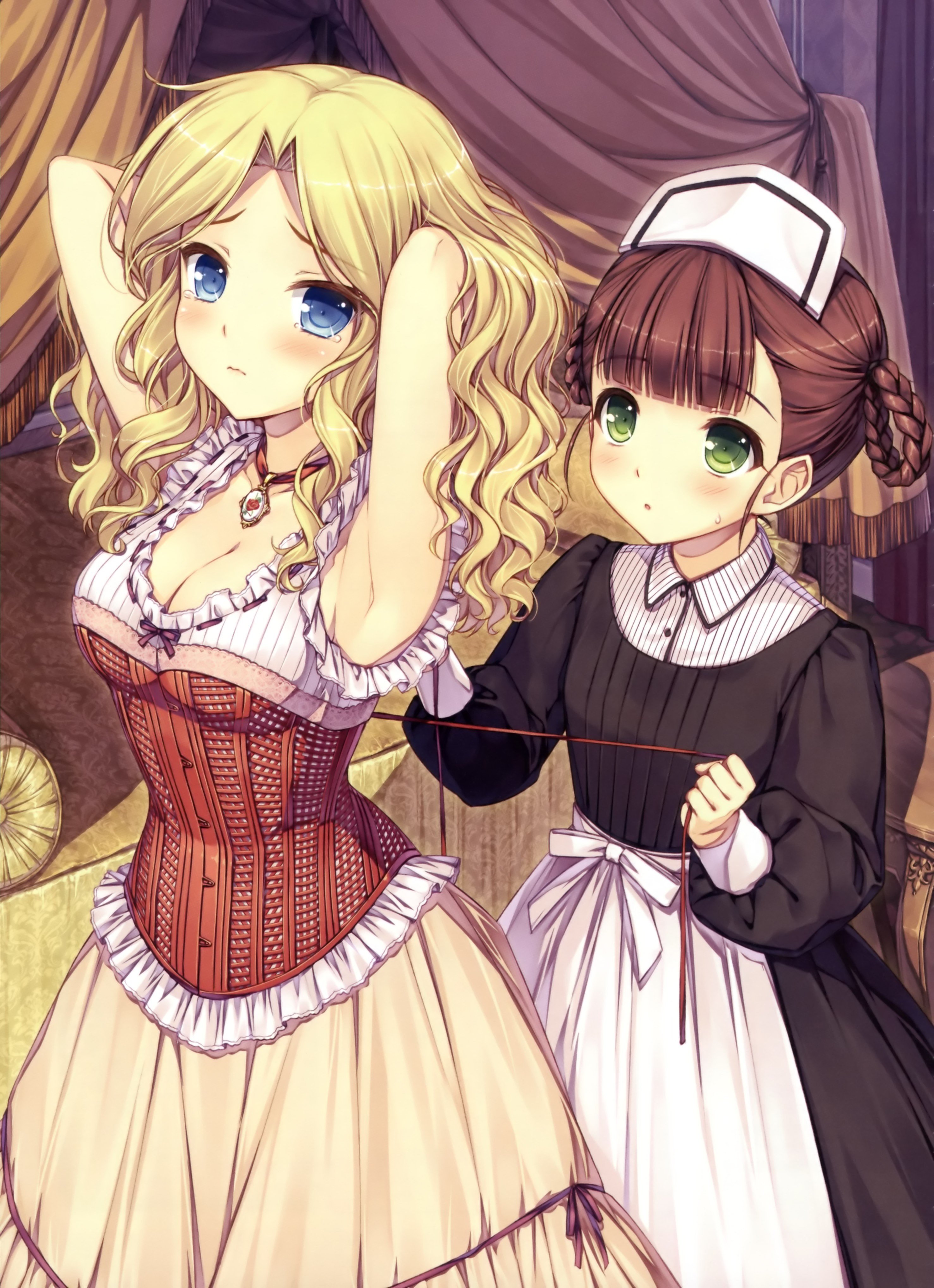 corsets, Women Wallpaper