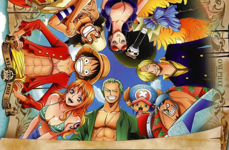 One Piece, Monkey D. Luffy, Roronoa Zoro, Nico Robin, Usopp, Franky, Sanji, Brook, Straw Hat Pirates HD Wallpaper Desktop Background