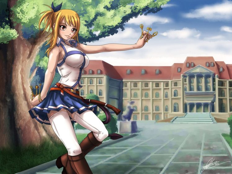 Heartfilia Lucy Fairy Tail Wallpapers Hd Desktop And