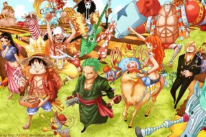 One Piece, Nico Robin, Roronoa Zoro, Usopp, Franky, Sanji, Monkey D. Luffy, Tony Tony Chopper, Brook, Nami, Straw Hat Pirates